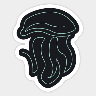 Awesome Line Art Design Sticker